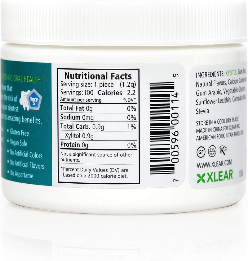 Spry Sugar-Free Chewing Gum - Wintergreen Flavor - Image 4